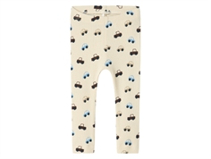 Råhvide leggings med print af biler fra Name It 13240586 summer sand